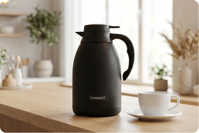 Thermal carafe serving